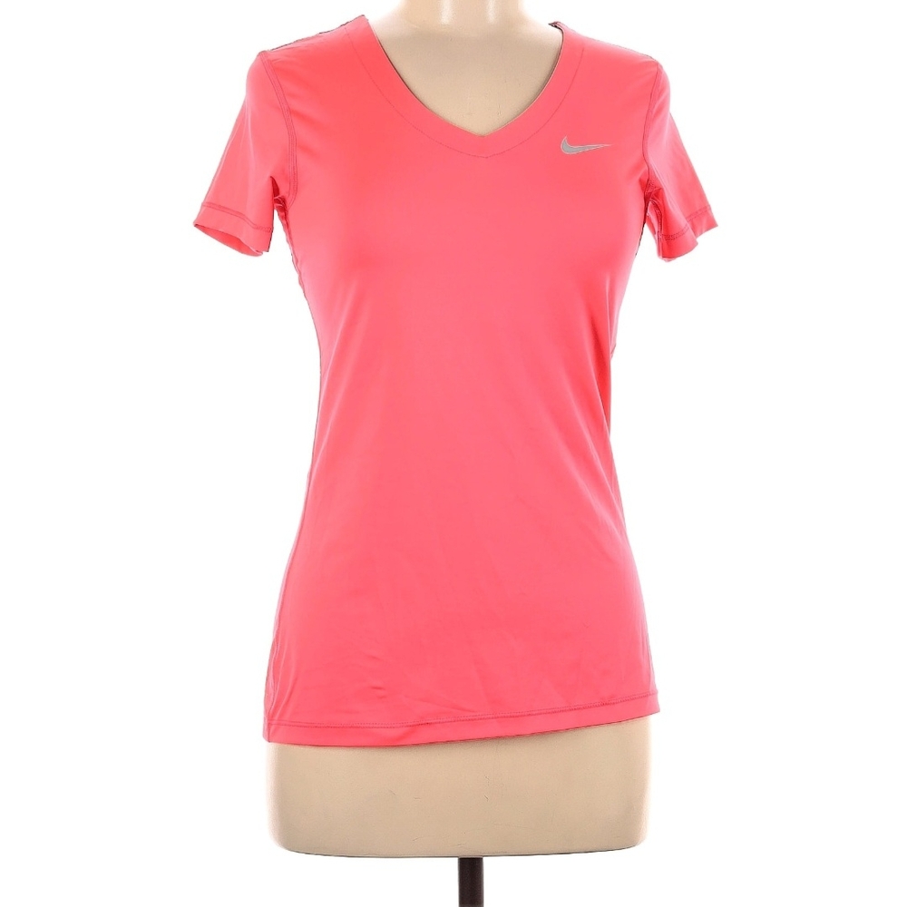 Nike Women's Pink V-Neck Top
